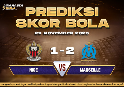 Prediksi Skor Bola Nice vs Marseille 29 November 2025