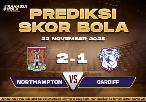Prediksi Skor Bola Northampton vs Cardiff 22 November 2025