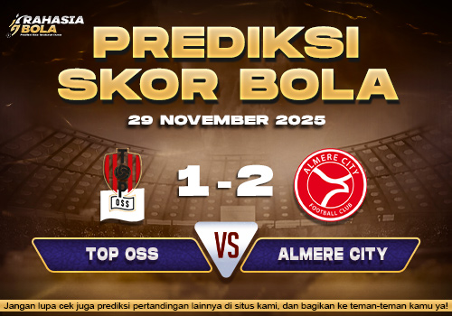 Prediksi Skor Bola Oss vs Almere City 29 November 2025