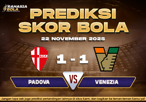 Prediksi Skor Bola Padova vs Venezia 22 November 2025