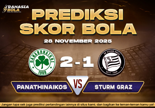Prediksi Skor Bola Panathinaikos vs Sturm 28 November 2025
