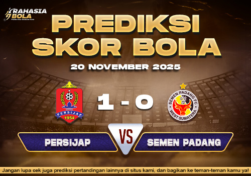 Prediksi Skor Bola Persijap vs Semen Pandang 20 November 2025