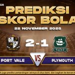 Prediksi Skor Bola Port Vale vs Plymouth 22 November 2025