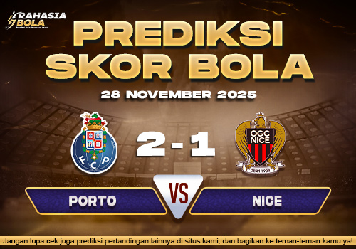 Prediksi Skor Bola Porto vs Nice 28 November 2025
