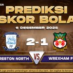 Prediksi Skor Bola Preston vs Wrexham 6 Desember 2025