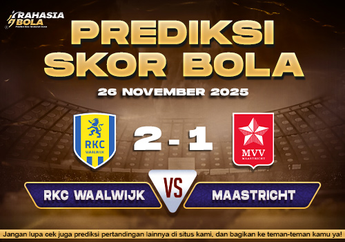 Prediksi Skor Bola RKC vs MVV Maastricht 26 November 2025