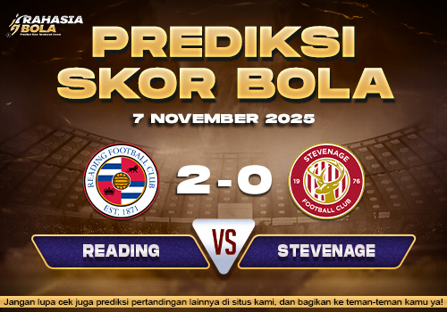 Prediksi Skor Bola Reading vs Stevenage 7 November 2025