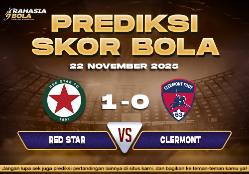 Prediksi Skor Bola Red Star vs Clermont 22 November 2025