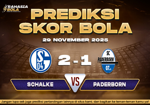 Prediksi Skor Bola Schalke vs Paderborn 29 November 2025