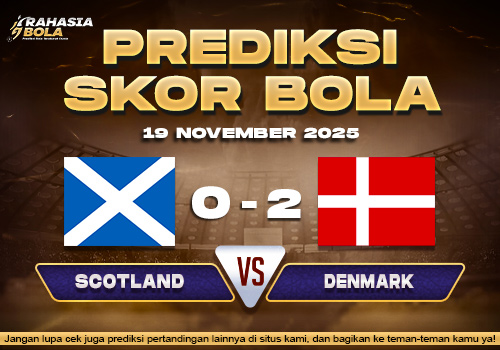 Prediksi Skor Bola Scotland vs Denmark 19 November 2025 1
