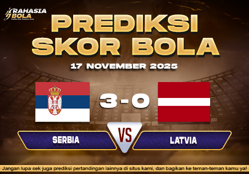 Prediksi Skor Bola Serbia vs Latvia 17 November 2025