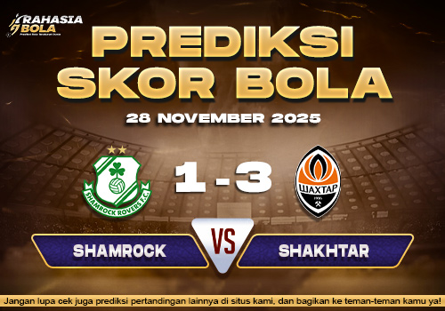 Prediksi Skor Bola Shamrock vs Shaktar 28 November 2025