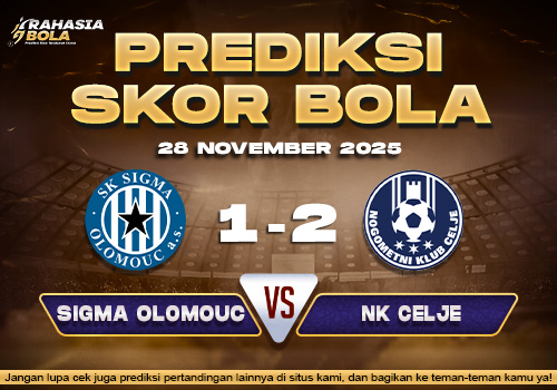 Prediksi Skor Bola Sigma Olomouc vs NK Celje 28 November 2025