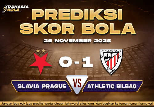 Prediksi Skor Bola Slavia Prague vs Ath.Bilbao 26 November 2025