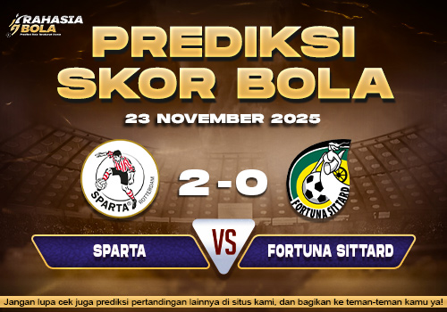 Prediksi Skor Bola Sparta vs Sittarrd 23 November 2025