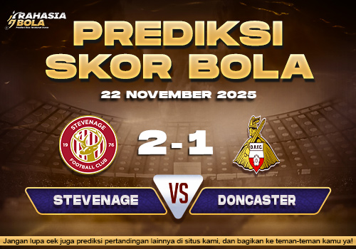 Prediksi Skor Bola Stevenage vs Doncaster 22 November 2025