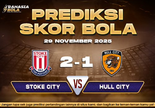 Prediksi Skor Bola Stoke vs Hull 29 November 2025