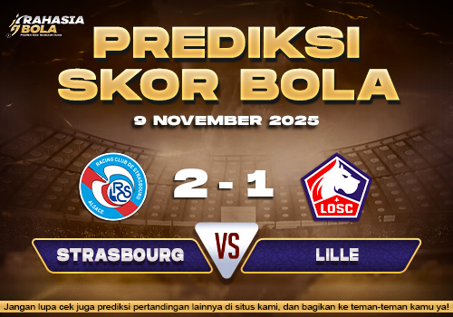 Prediksi Skor Bola Strasbourg vs Lille 9 November 2025