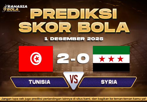 Prediksi Skor Bola Tunisia vs Syria 1 Desember 2025