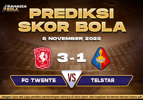 Prediksi Skor Bola Twente vs Telstar 8 November 2025