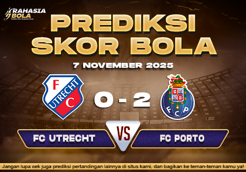Prediksi Skor Bola Utrecht vs Porto 7 November 2025