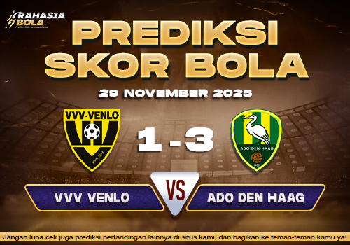 Prediksi Skor Bola VVV Venlo vs Den Haag 29 November 2025