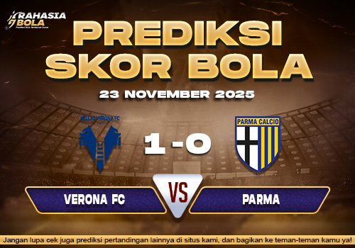 Prediksi Skor Bola Verona vs Parma 23 November 2025