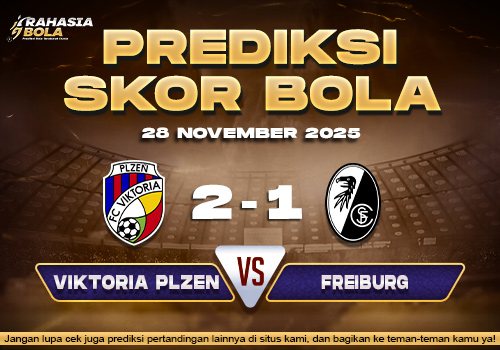 Prediksi Skor Bola Viktoria Plzen vs Freiburg 28 November 2025