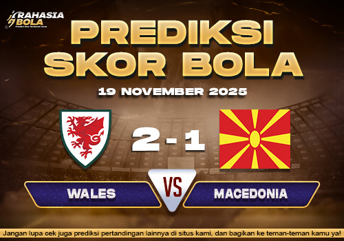 Prediksi Skor Bola Wales vs North Macedonia 19 November 2025 1