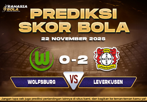 Prediksi Skor Bola Wolfsburg vs Leverkusen 22 November 2025