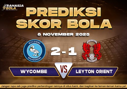 Prediksi Skor Bola Wycombe vs Leyton Orient 8 November 2025