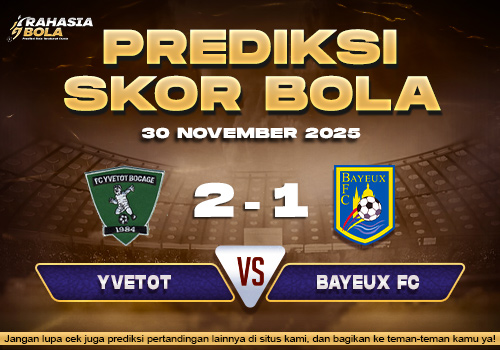 Prediksi Skor Bola Yvetot vs Bayeux 30 November 2025
