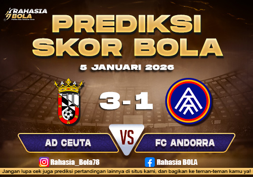 Prediksi Skor Bola AD Ceuta vs Andorra 5 Januari 2026