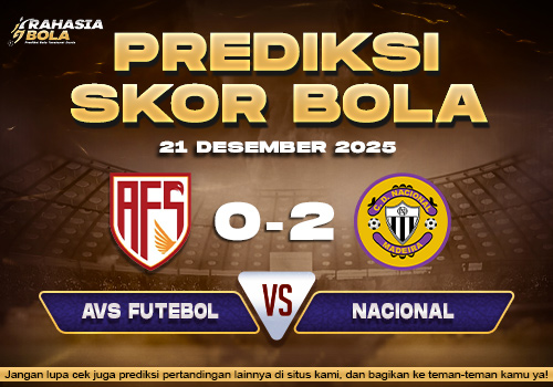 Prediksi Skor Bola AVS Futebol vs Nacional 21 Desember 2025 3