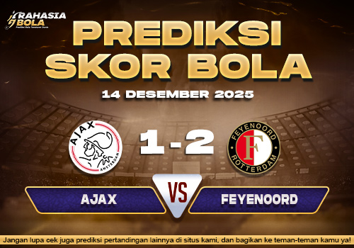 Prediksi Skor Bola Ajax vs Feyenoord 14 Desember 2025