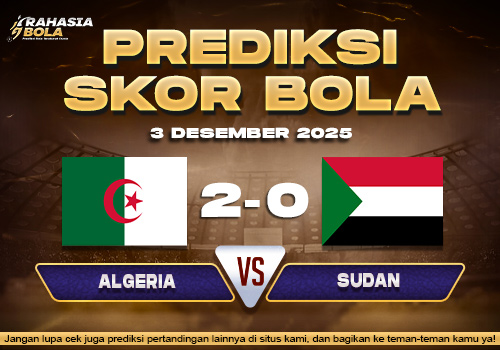 Prediksi Skor Bola Algeria vs Sudan 3 Desember 2025
