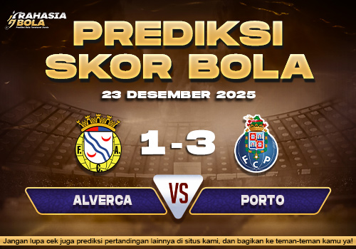 Prediksi Skor Bola Alverca vs Porto 23 Desember 2025