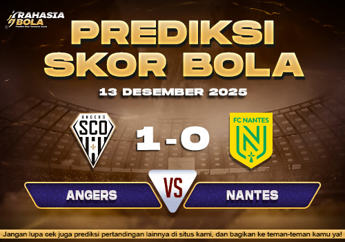 Prediksi Skor Bola Angers vs Nantes 13 Desember 2025