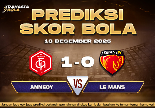 Prediksi Skor Bola Annecy vs Le Mans 13 Desember 2025
