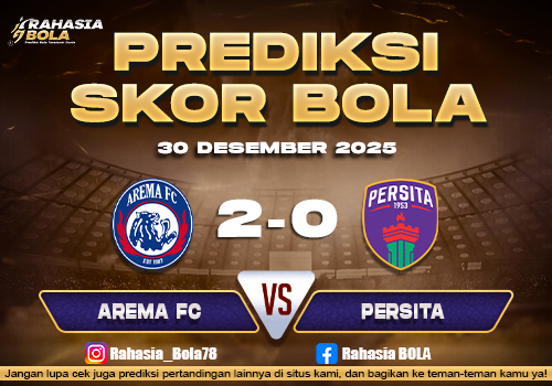 Prediksi Skor Bola Arema FC vs Persita 30 Desember 2025