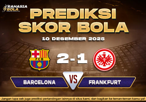 Prediksi Skor Bola Barcelona vs Frankfurt 10 Desember 2025