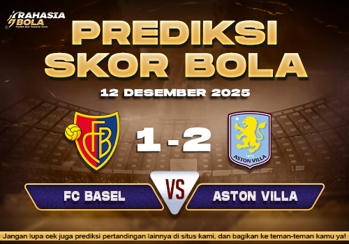 Prediksi Skor Bola Basel vs Aston Villa 12 Desember 2025