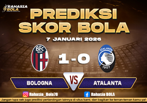 Prediksi Skor Bola Bologna vs Atalanta 7 Januari 2026