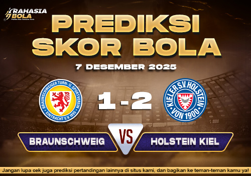Prediksi Skor Bola Braunschweig vs Holstein 7 Desember 2025