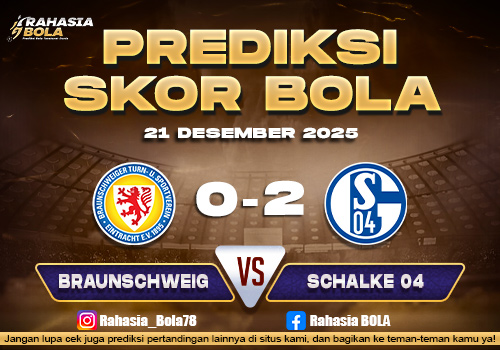 Prediksi Skor Bola Braunschweig vs Schalke 04 21 Desember 2025