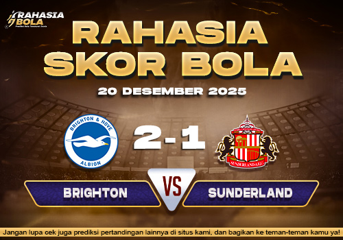 Prediksi Skor Bola Brighton vs Sunderland 20 Desember 2025