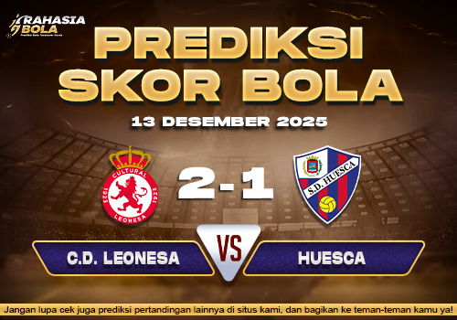 Prediksi Skor Bola C.D. Leonesa vs Huesca 13 Desember 2025