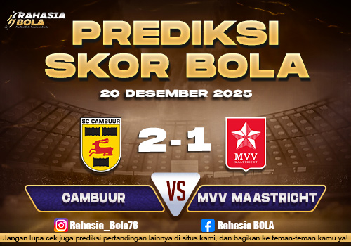 Prediksi Skor Bola Cambuur vs M.V.V. 20 Desember 2025