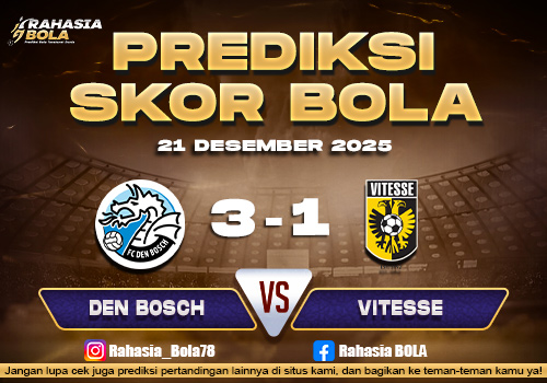 Prediksi Skor Bola Den Bosch vs Vitesse 21 Desember 2025