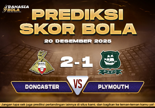 Prediksi Skor Bola Doncaster vs Plymouth 20 Desember 2025